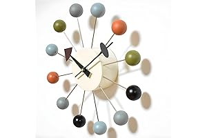 Starburst Wall Clock: Burst of Hues, Timeless Style