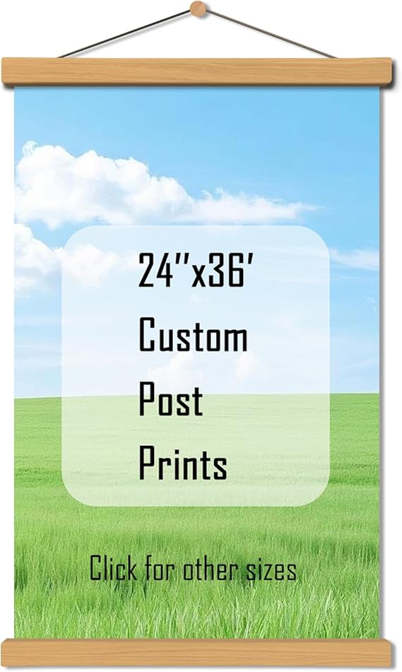 GZZFXXD Personalized Custom 24''x36''Canvas Prints with Your Photo/your Image Large Wallart Wall Decor for Bedroom Dining room Living room Children's room(Unframed)