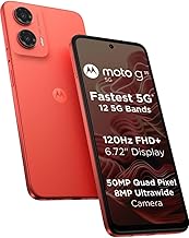 Motorola G35 5G (Guava Red, 4GB RAM, 128GB)