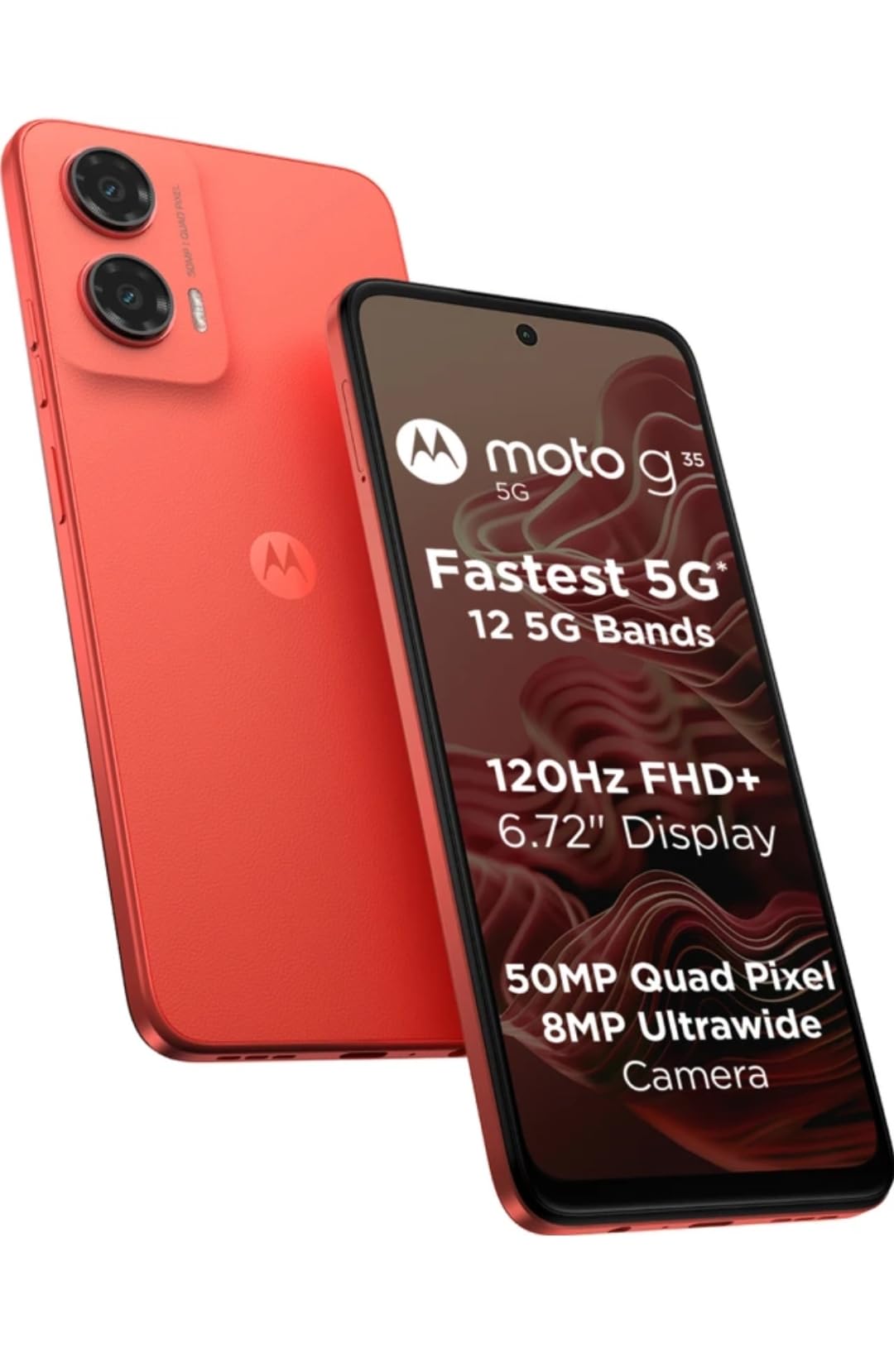 Motorola G35 5G (Guava Red, 4GB RAM, 128GB Storage) | Sleek Design | 50MP AI Camera | 5000mAh Battery-image-35