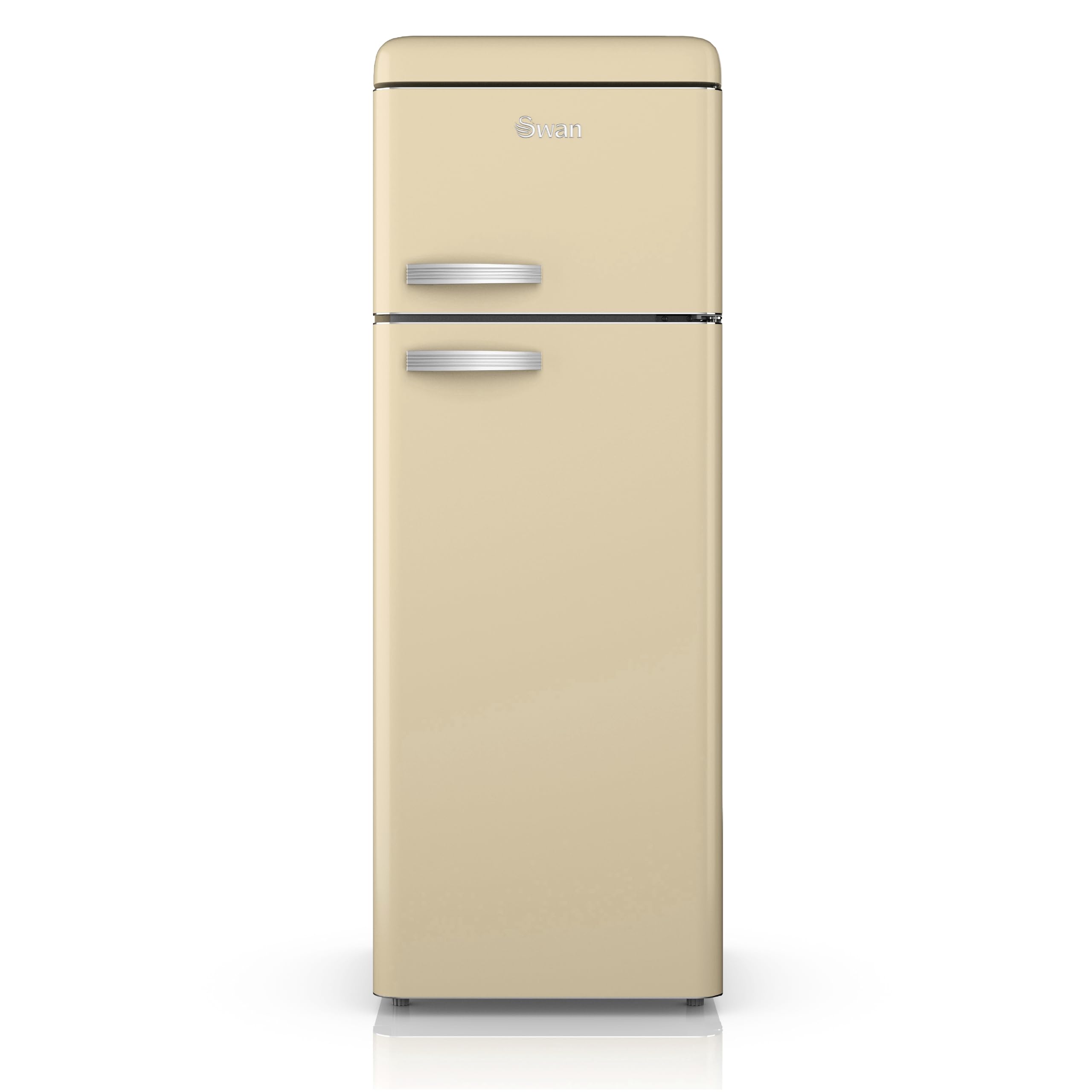 Swan Top Mounted Fridge Freezer - Cream