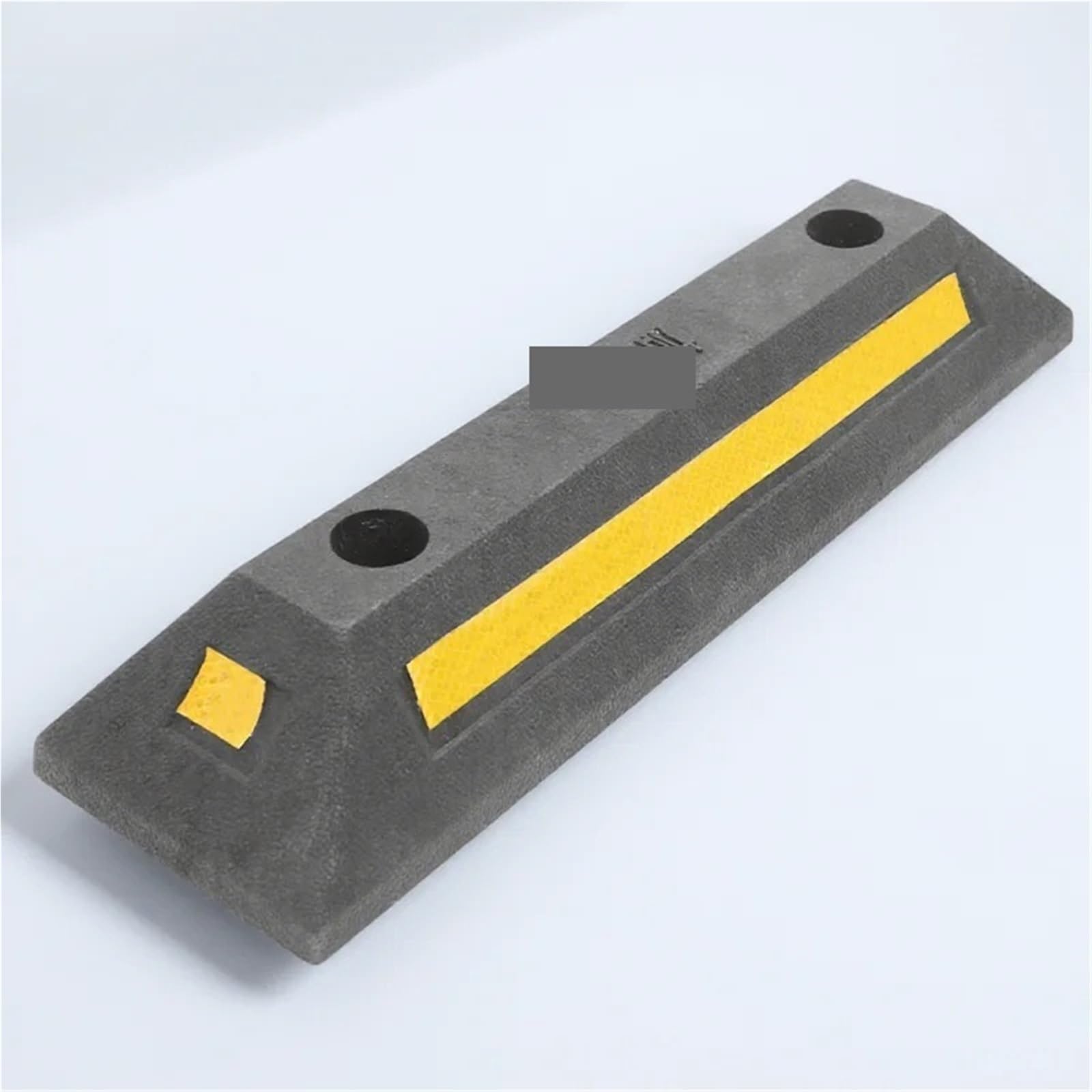 Robuster Gummi-Parkblock, Garagenzubehör, Radstopper, Reflektierendes Klebeband, Bordsteinstopper for Autos, Auffahrt, LKW, Garage, Parken Für PKW