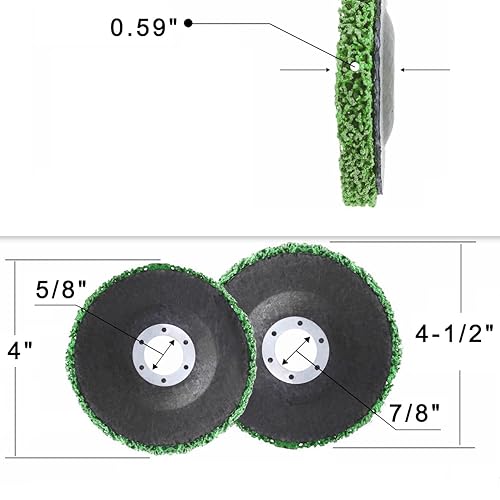 Miniatura 2 de Mornajina Paquete de 5 discos de tiras de 4-12 x 78 pulgadas para amoladoras angulares, removedor de pintura para madera de metal, pelacapeles,