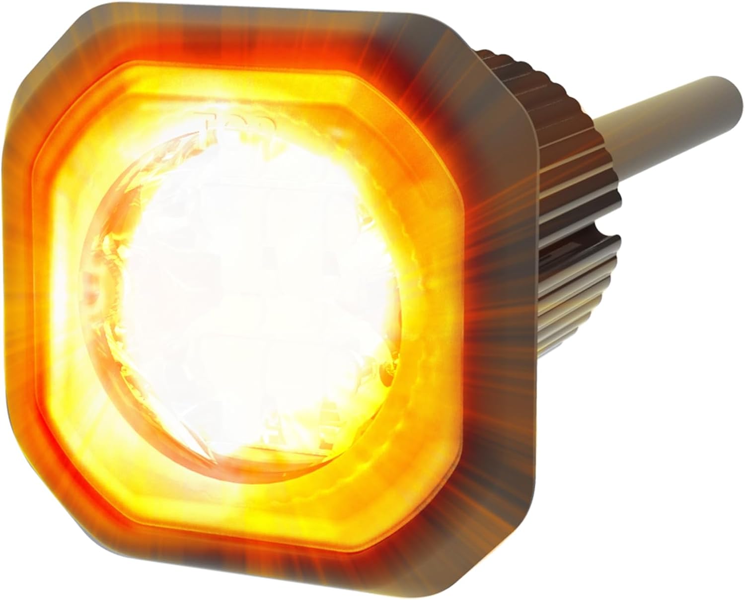 ECCO LED 高輝度指向性LED アンバー ホワイト 0.6 アンペア 12V 24V 69 フラッシュパターン 防水 警告灯