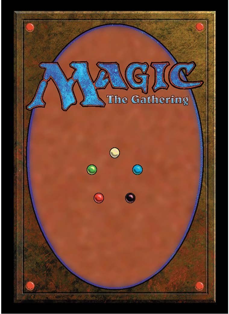 Magic: The Gathering Classic Card Back Card Protector (100 Ct.) - Protect Your Valuable Gaming Cards While Keeping The Classic and Iconic Design of Magic Cards