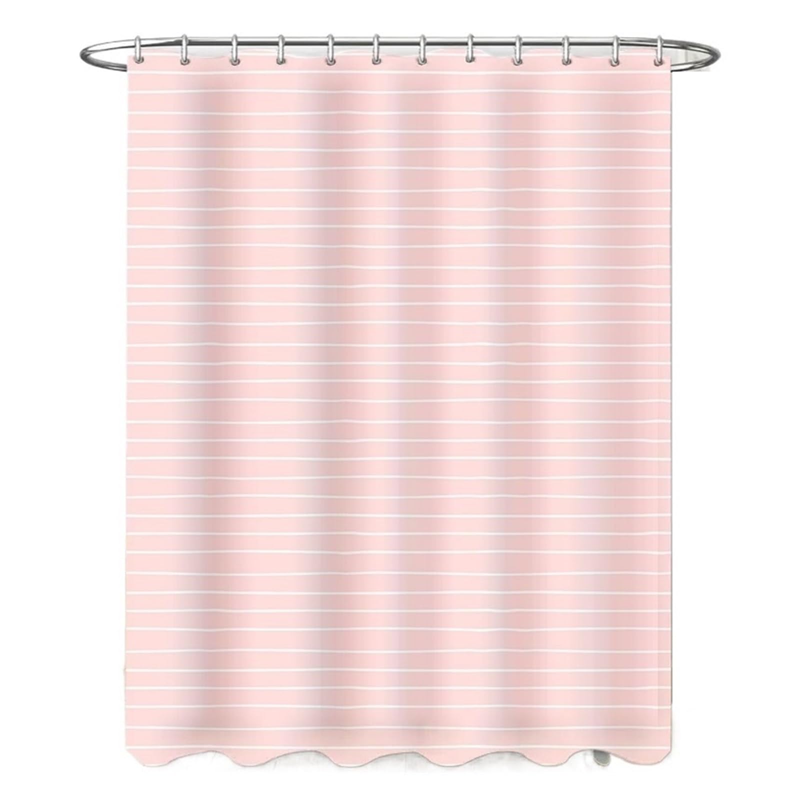 Rideau de douche rose imperméable 180x180 déco salle de bain anti-moisissure
