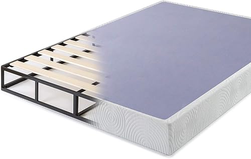 Vista 23 de Base estándar para colchón, metal, soportes de madera, fácil montaje de Zinus Walter