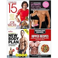 Lean In 15 The Shift Plan, Ultimate Flat Belly, New Body Plan, Bodybuilding Cookbook 4 Books Collection Set