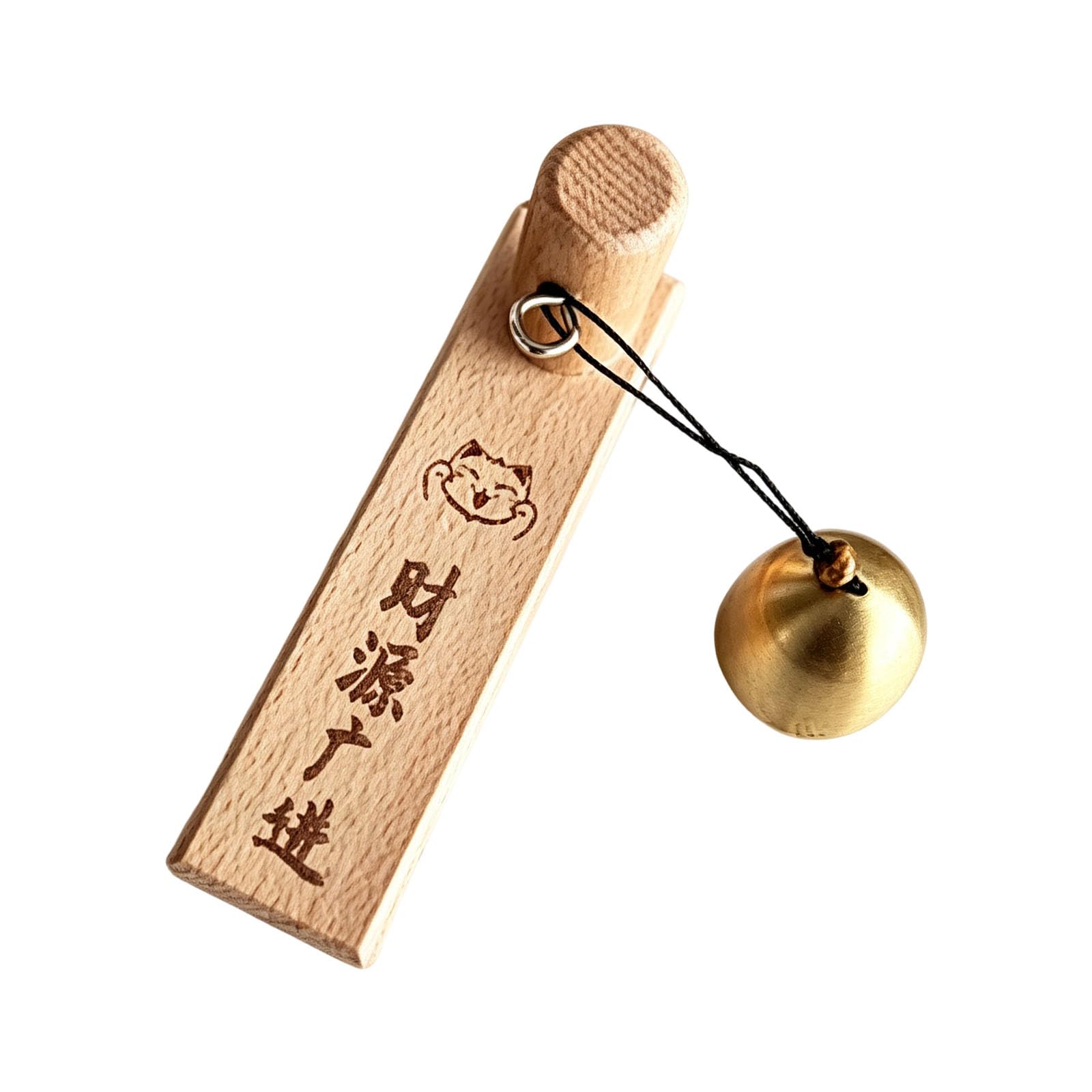 YUGSHNKFC Entrance Doorbell Wooden Entryway Alert with Sound Alarm for Apartment Hallway and Store Wall Decoration Wooden Alarm