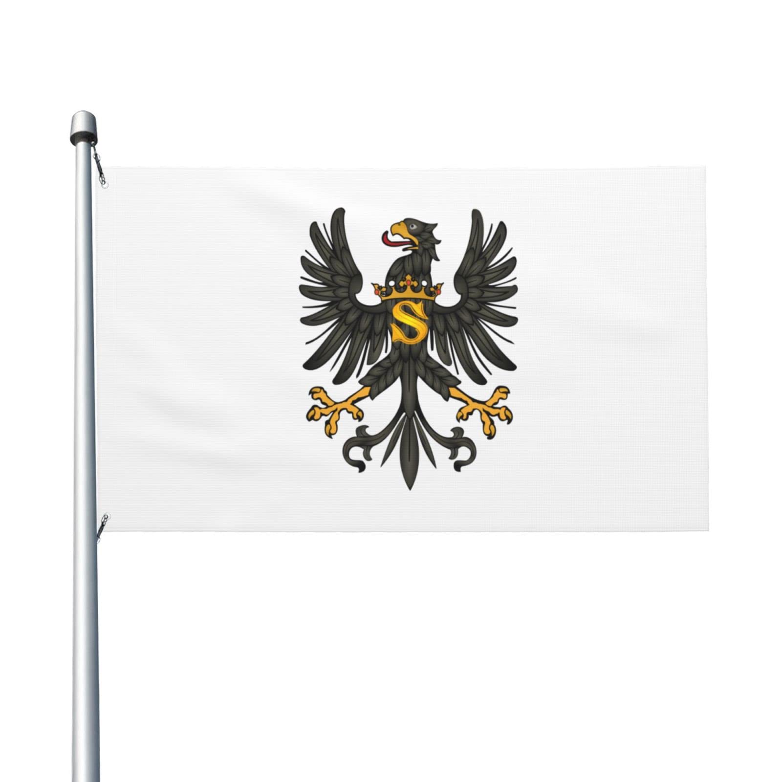 Flag of Ducal Prussia Flags for Outside 3x5 Double Sided Flag Outdoor Banner With 2 Brass Grommets Flag House Yard Decoration Flags