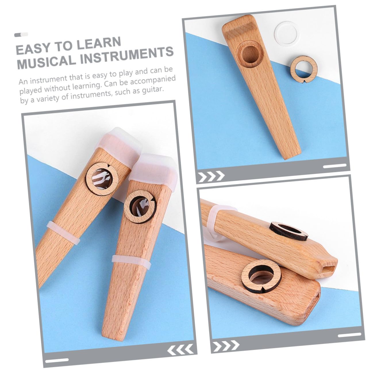 Anfänger Kazoo, 1 Satz, für Ukulele und Gitarre