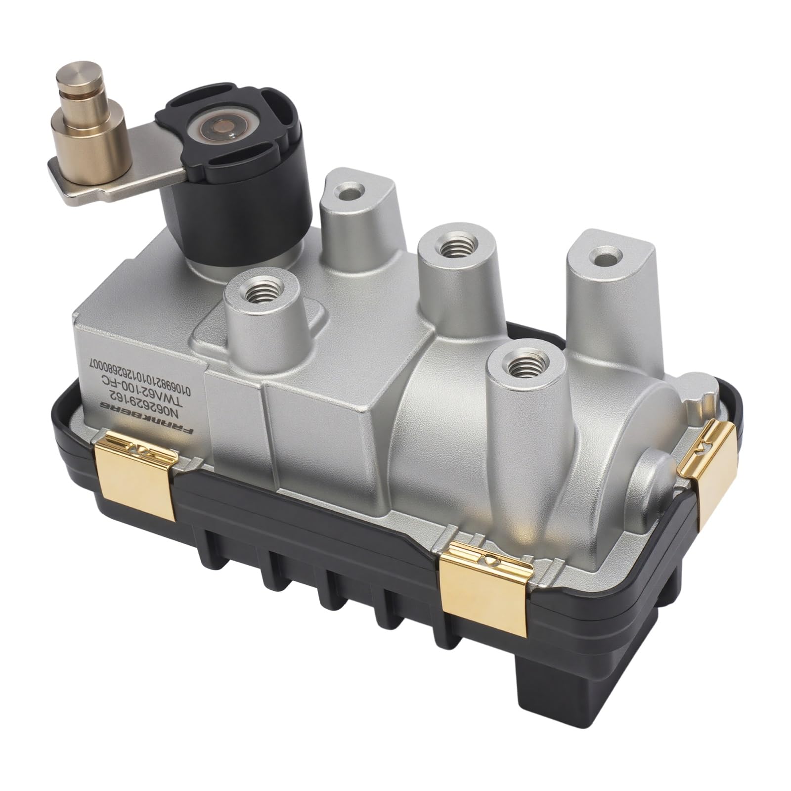 Frankberg Attuatore del turbocompressore 6NW009550 | 5 pin, elettronico, Diesel; Compatibile con: A5 Cabriolet F57 F5E, T.o.u.a.r.e.g 7P5 7P6, A8 4H2 4H8 4HC 4HL, A6 4G2 4GC