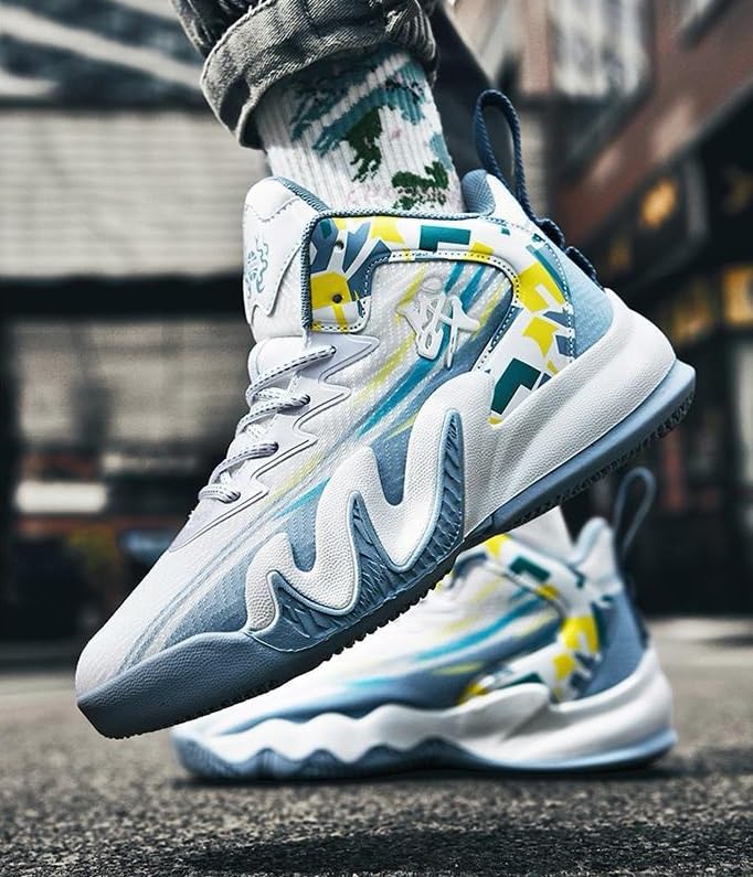 Zapatillas de baloncesto transpirables para evitar impactos al saltar 5