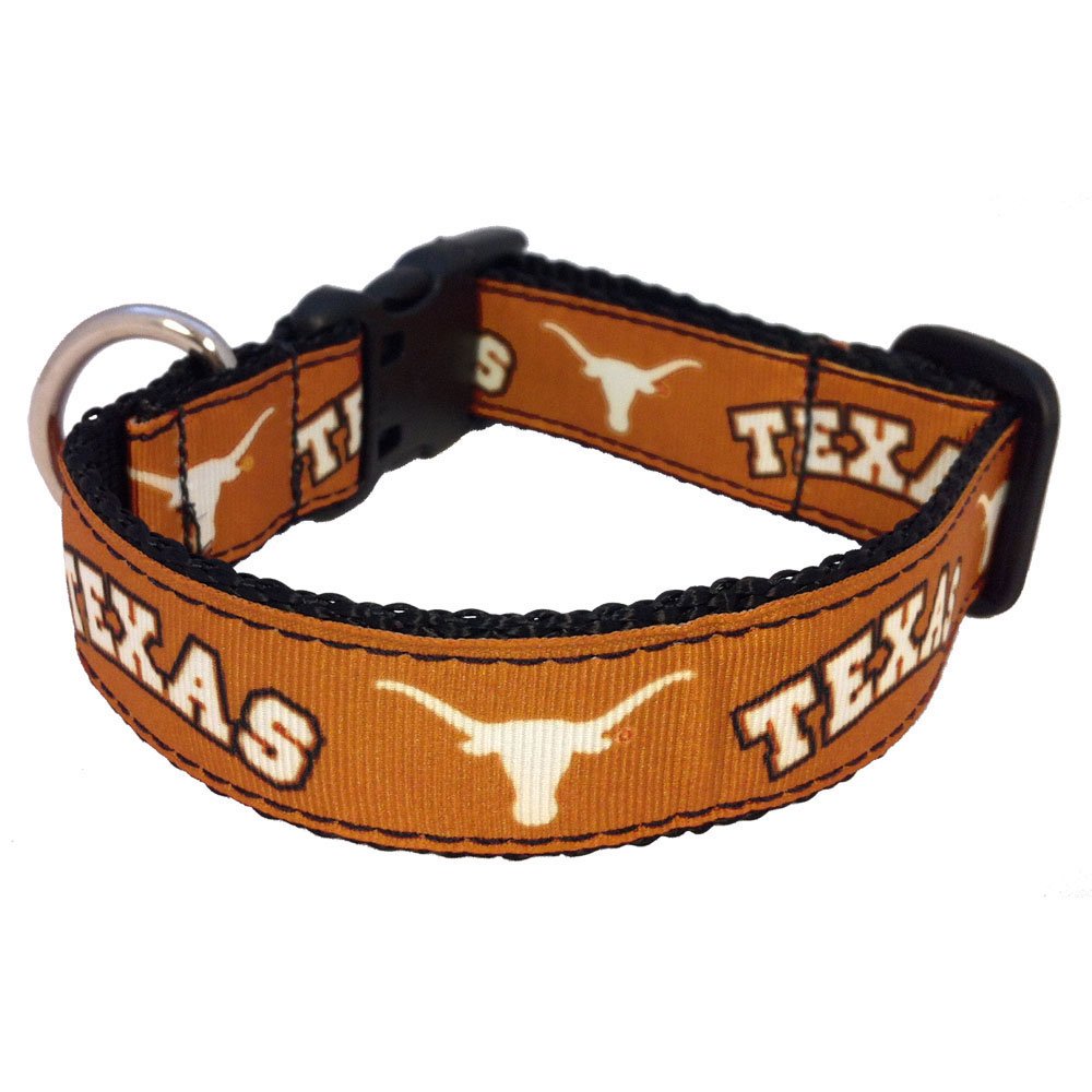 NCAA Texas Longhorns Dog Collar (Team Color, Large)