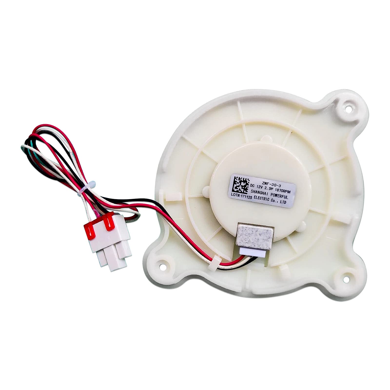 Zdprkqzvz Zwf-30-3 Dc12v 2.5W Evaporator Cooling Fan Motor Refrigerator Fan Motor Replacement For Fridge Refrigerator Part