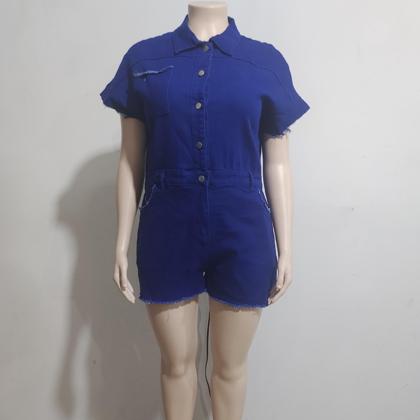 Spodenki Denim Pajacyki dla kobiet Bez rękawów Sexy Streetwear Dżinsy Kombinezony z kieszeniami