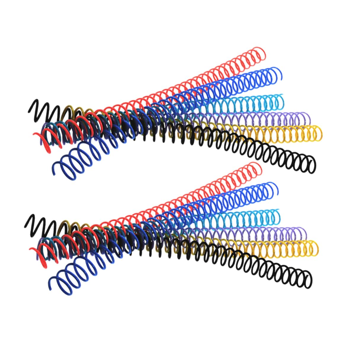 OSALADI 4 Set Libro Della Bobina Spirale Legante Spirali Per Rilegatura Di Quaderni Sciolto Anelli Raccoglitori A Fogli Mobili Anelli Per Blocco Note A Fogli Mobili Plastica 12 Pezzi * 4