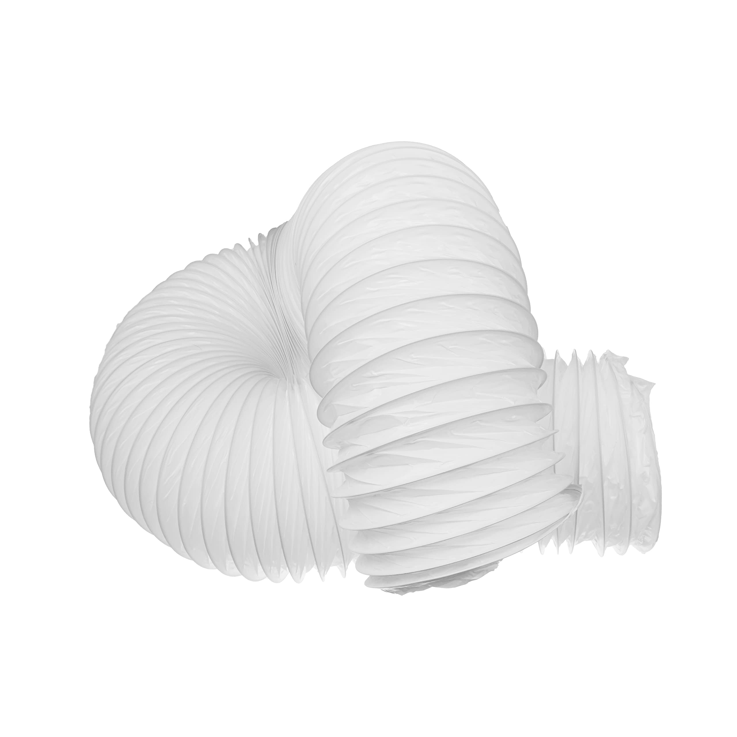 Vent Systems 125mm 6m lange PVC flexibele slang met staaldraad binnen. Flexibele luchtleidingen voor ventilatie. Flexibel verwarmings-, koel- en