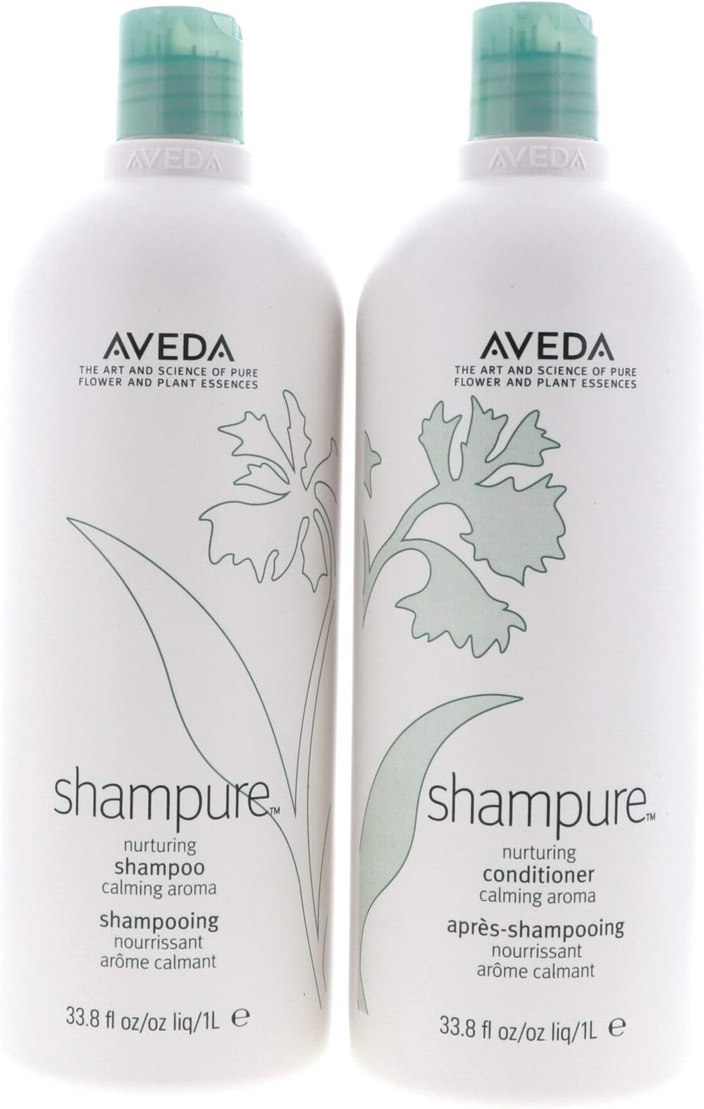 AvedaShampure Shampoo & Conditioner Liter Duo (33.8 oz each)