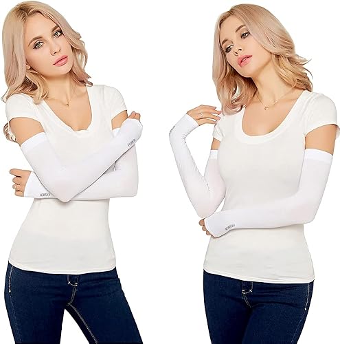 Miniatura 7 de beister 36 pares de mangas de enfriamiento UV para brazos, protección solar unisex para deportes, ciclismo, golf