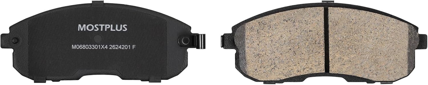 MOSTPLUS Front Vented Disc Brake Rotors+Ceramic Brake Pad Compatible for 2007-2012 Nissan Sentra Versa / 2009-2014 Cube Brake Rotors Pads Kit 11.02"