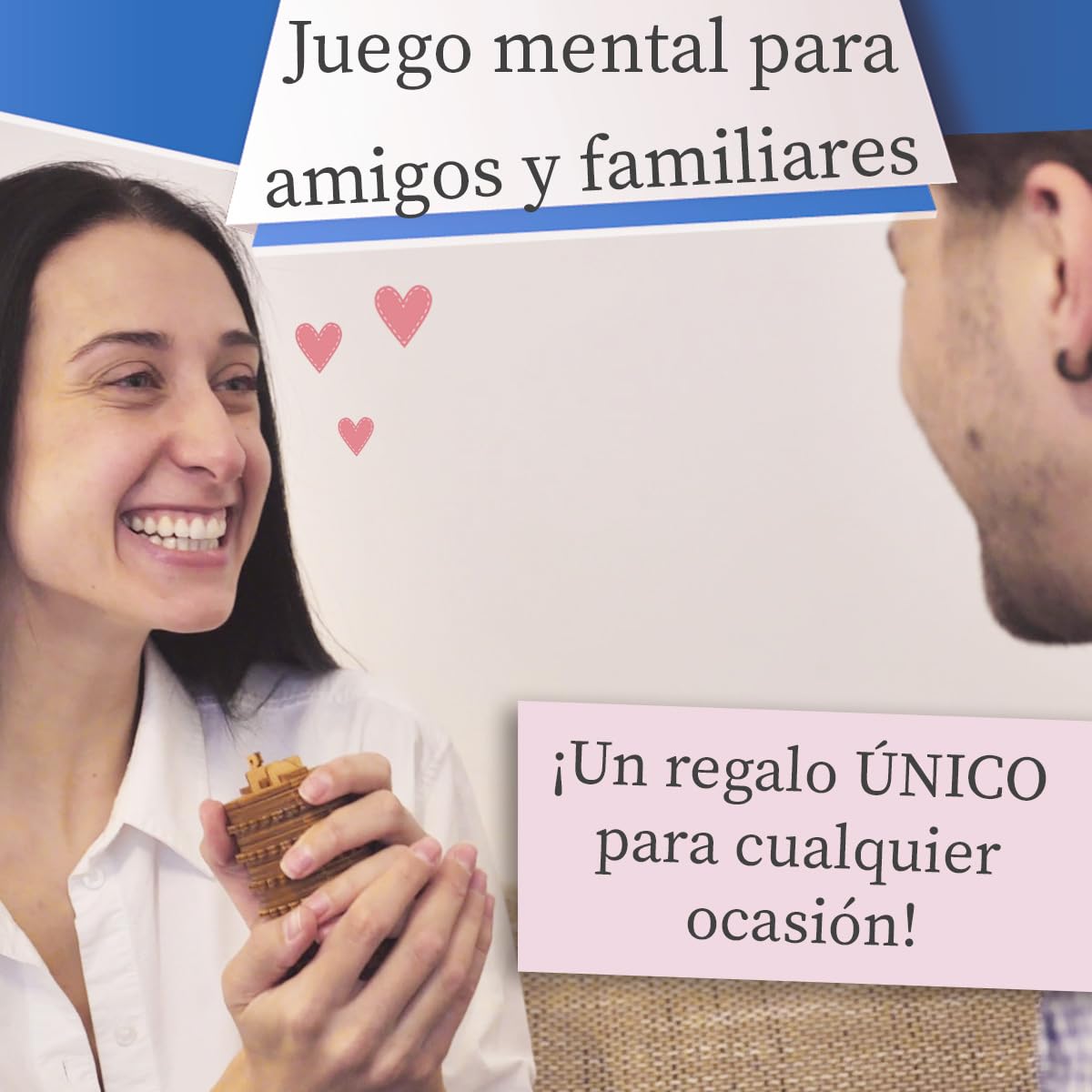 iDventure Kryptos - Tesoro mecánico - Puzzle 3D de Madera - Caja para Dinero -Hucha Original - Regalo para Boda Aniversario - Caja misteriosa - Regalos Originales - Rompecabezas para Adultos