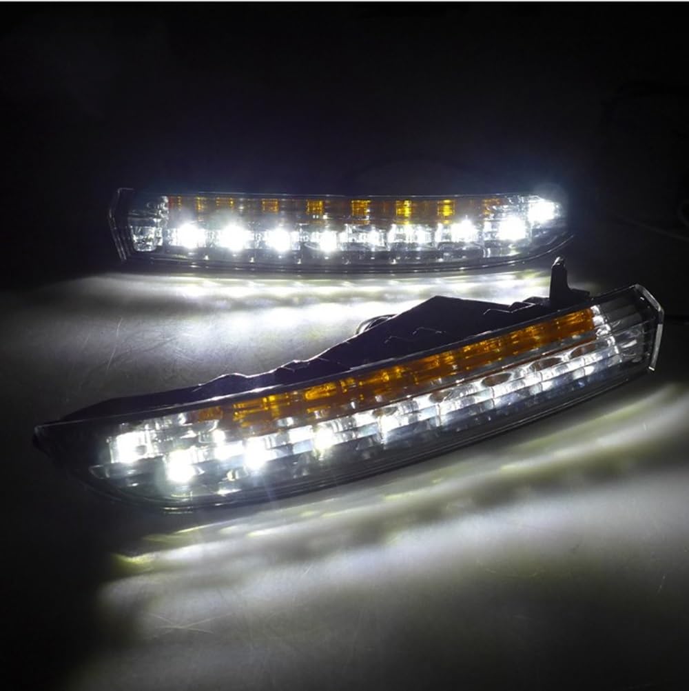 Luce di Indicatori Per Passat 2010 2011 2012 LED Paraurti Anteriore Fendinebbia Luce Marcia Diurna Luce Diurna Presa D'aria Auto Lampadina Indicatore Direzione