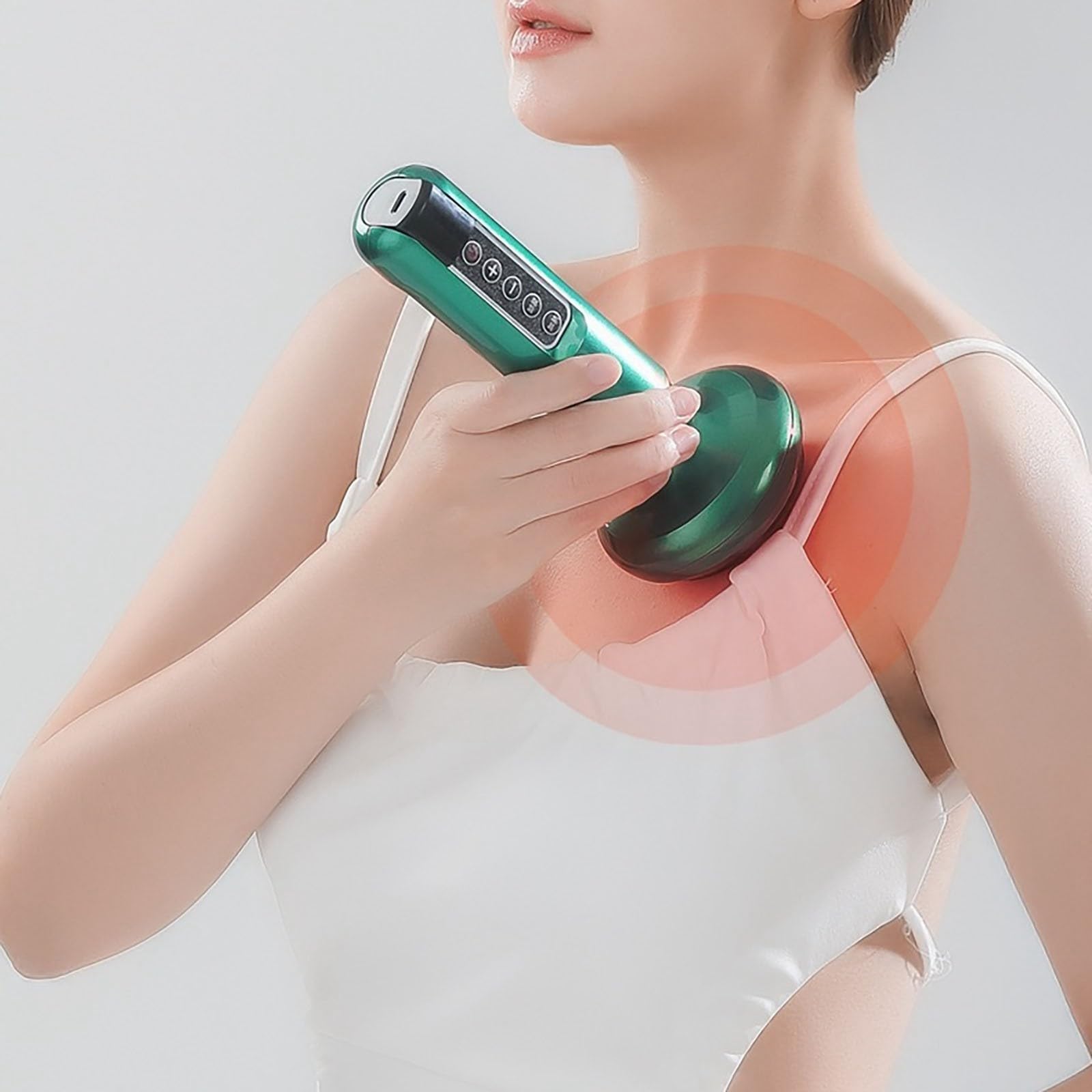 Lymphdrainage Gerät Manuelle Entstauungstherapie Gegen Schwellungen Und Wassereinlagerungen Massageinstrument Professionelle Körperbehandlung Mit Absaugtechnik (Grau)