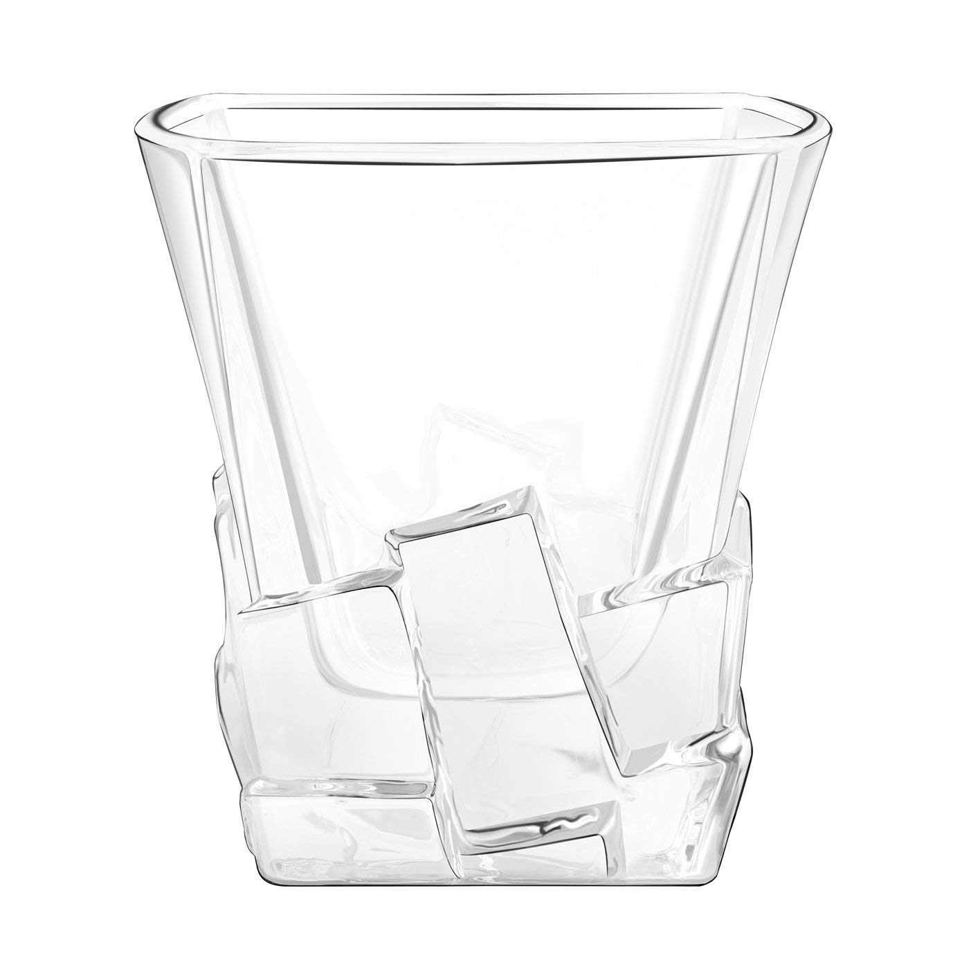 Maverton Set di Pietre da Whisky - in un cofanetto personalizzato - 8 cubetti di ghiaccio + 2 bicchieri - riutilizzabili - in granito - regalo compleanno uomo - nord