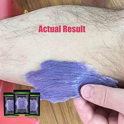 Miniatura 4 de Cuentas de cera para depilación de 10.5 onzas10.58 oz, granos de cera dura Auperwel para brasileños, cara, bikini, cejas, piernas, en casa, sin