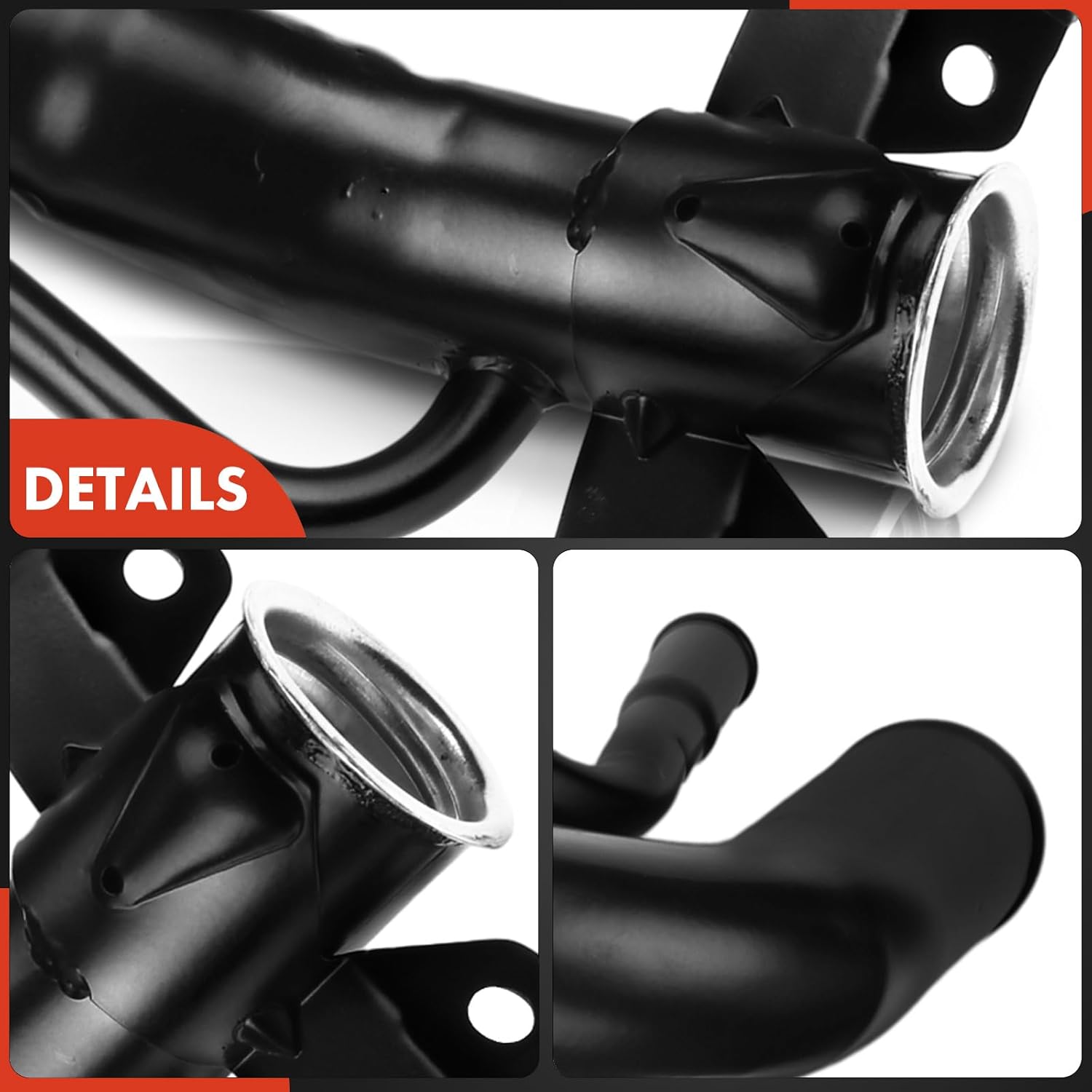 A-Premium Fuel Tank Filler Neck Pipe Hose Compatible with Buick Roadmaster 1992-1996 & Chevrolet Impala 1994-1996, Caprice 1991-1994, Gas, Replace# 10265623