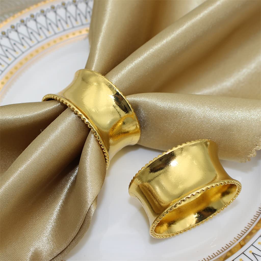Porte-Serviettes en métal Anneaux Boucle de Serviette pour Les dîners de Mariage Mariages réceptions décoration de Famille (D)