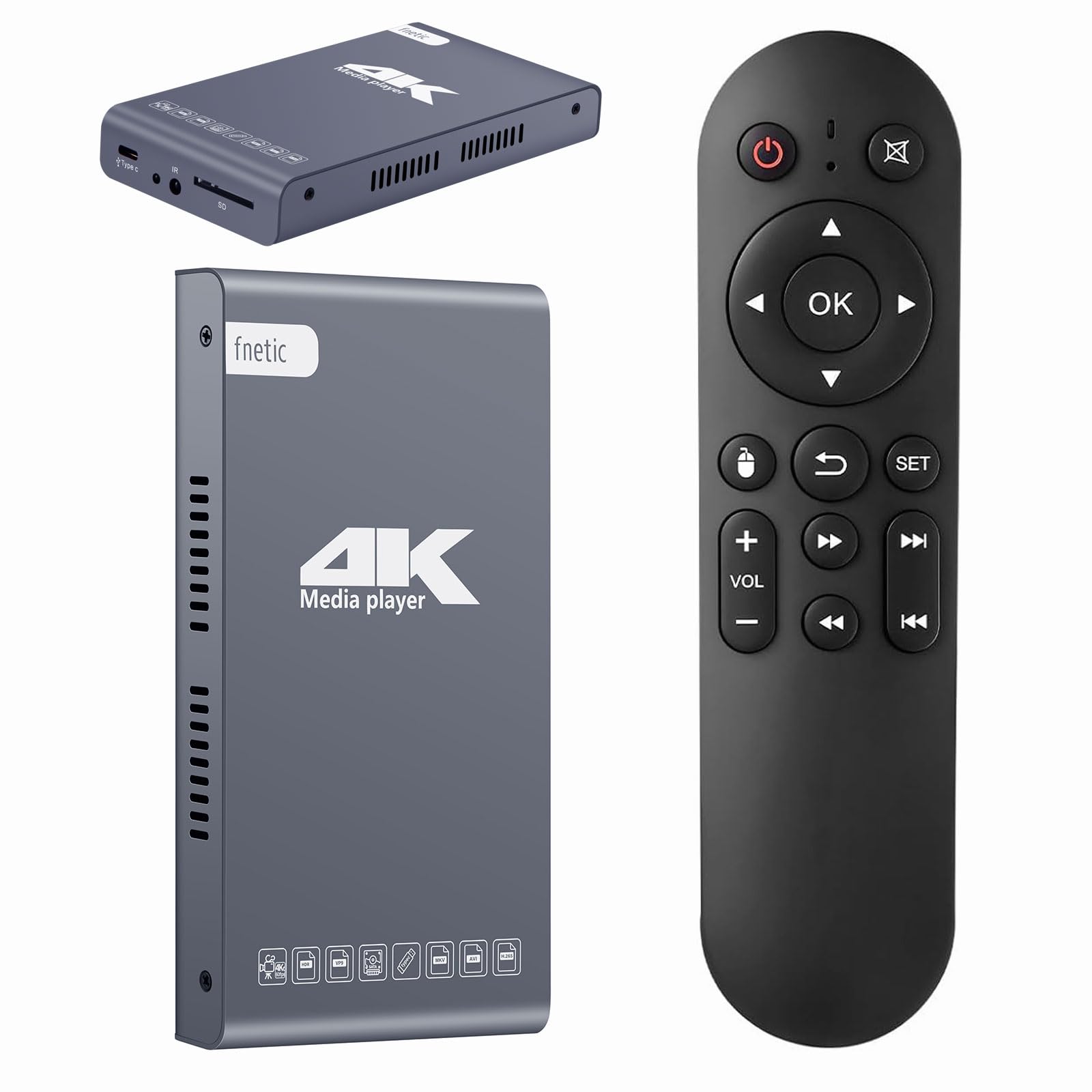 Amazon.com: Ultra HD 4K@60Hz Digital Media Player & HDD Enclosure