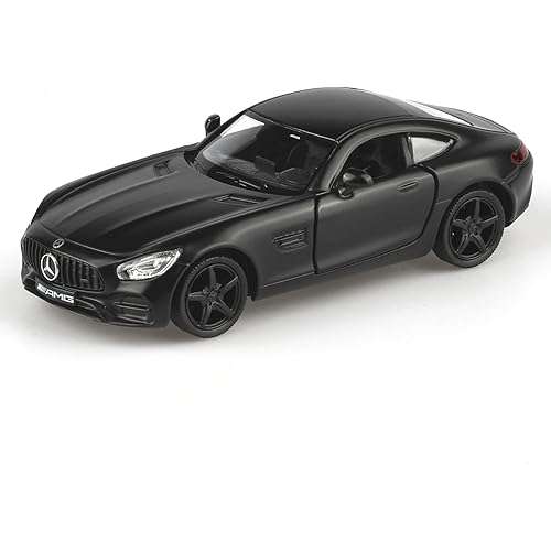 1/36 Scale Mercedes Benz AMG GTS Diecast Cars Models,Pull Back Vehicles Toy Cars,Cars Gifts for Boys Girls (Black)