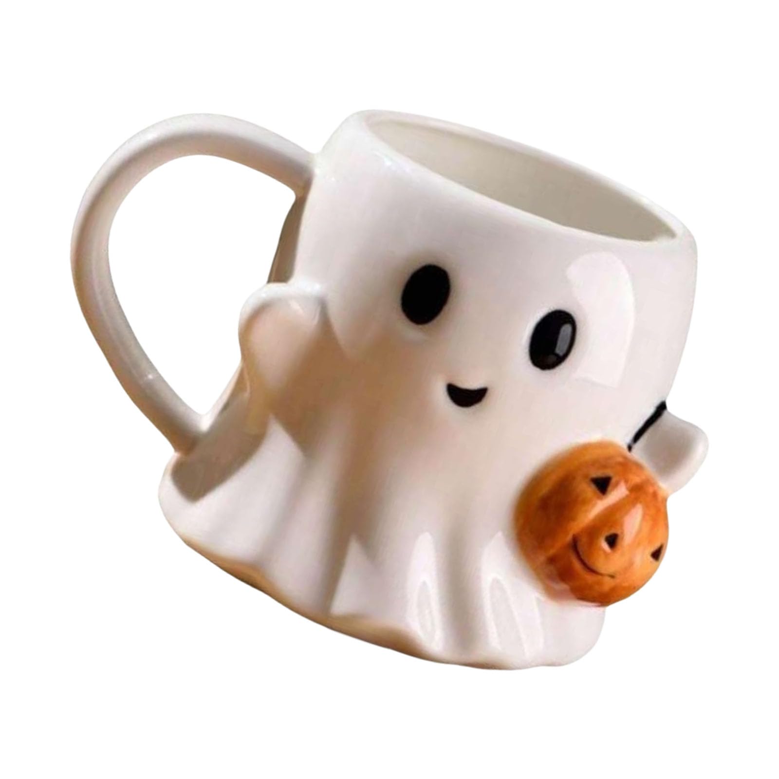 Xinsheinelry Lovely Pumpkin Manifestation Themed Earthenware Cup for Beverages Kitchen Home Use Coffee Cup
