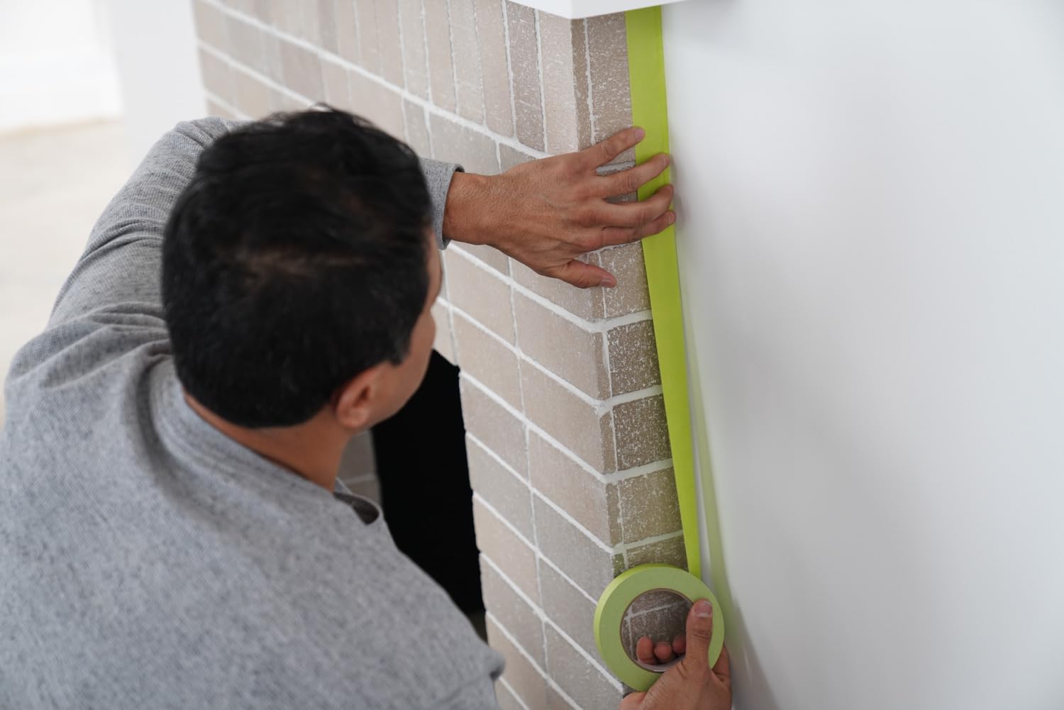 3M Nastro da Mascheratura Professionale 2060 per Superfici Ruvide, Verde - 1 Rotolo, 48 mm x 50 m - Adesivo per Pittura e Decorazioni, Interni ed Esterni