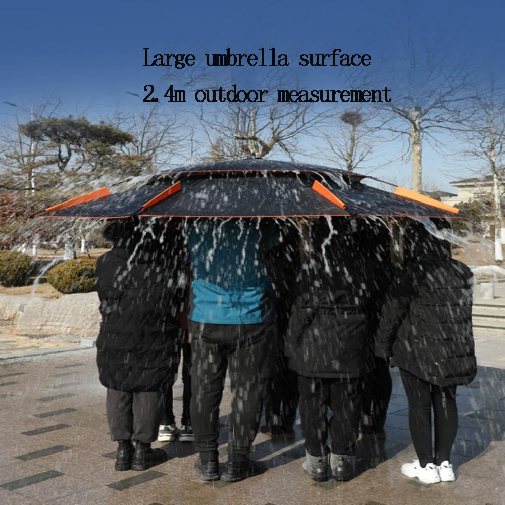 200/220cm Parasol De Plage Anti-Vent Parasol De Pêche Parasol De Patio avec Ancre De Sable Extérieur Parapluie De Plage pour Pêche Terrasse Balcon(Black,200cm/6.5ft)