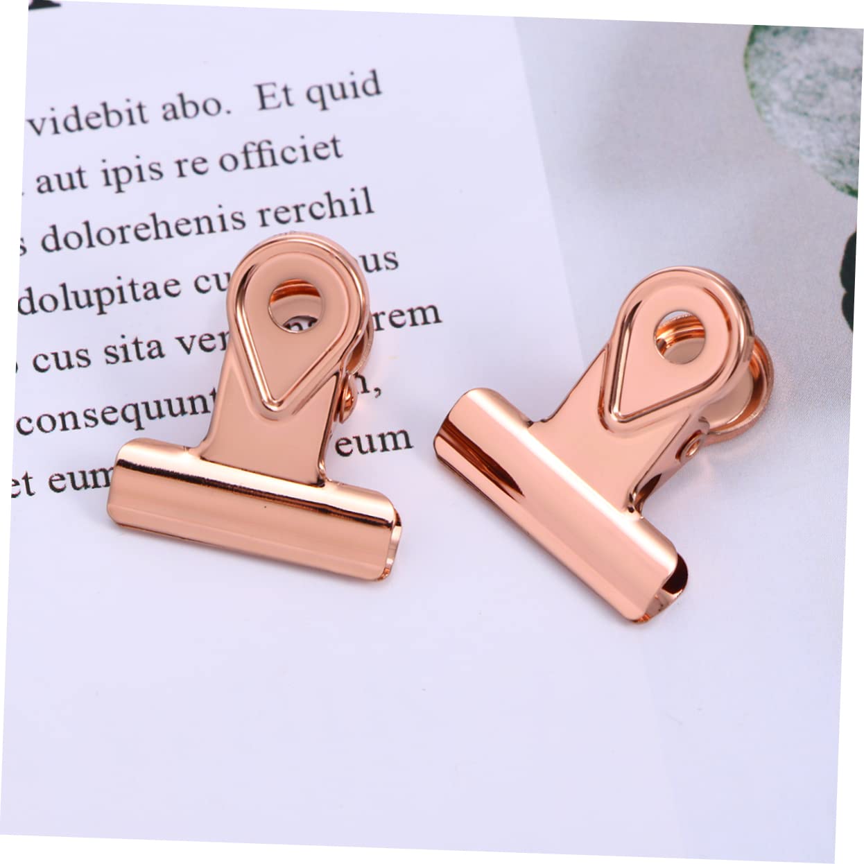 Lurrose 60pezzi Clip Metalliche Per Raccoglitori e Graffette Resistente e Antiruggine Per e Creatività