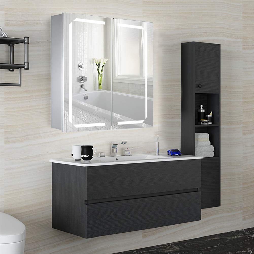 Buy Warmiehomy 650 x 600 mm Mordern LED Bathroom Mirror