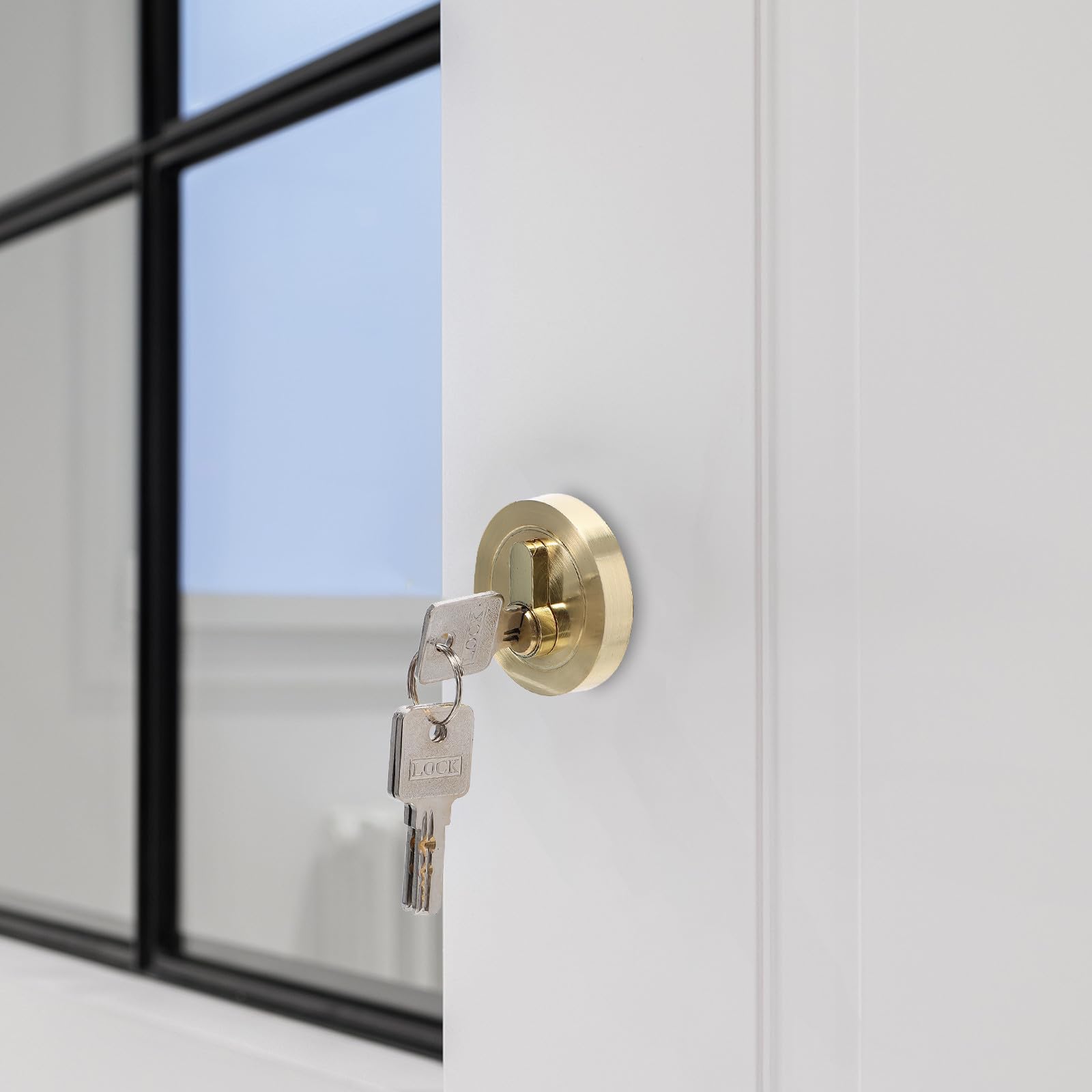 Cerradura de Puerta Cilindro Llave para Dormitorio