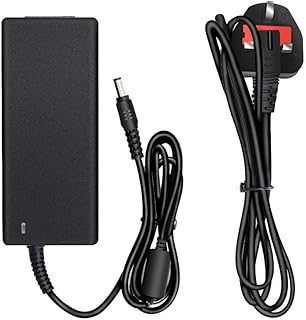 LightingWill DC12V 8A 96W LED Power Supply Adapter, AC100-240V to DC12V 8Amp LED Transformer Charger with UK Plug Cord for 12V LED Strip Light, CCTV Camera