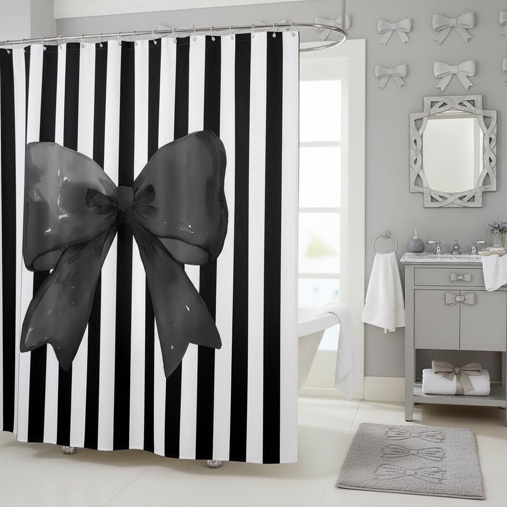 Rideau de douche style princesse aquarelle pour une ambiance douce et poétique