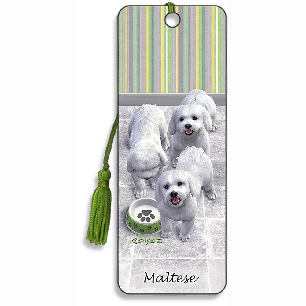 3D Bookmark - Maltese