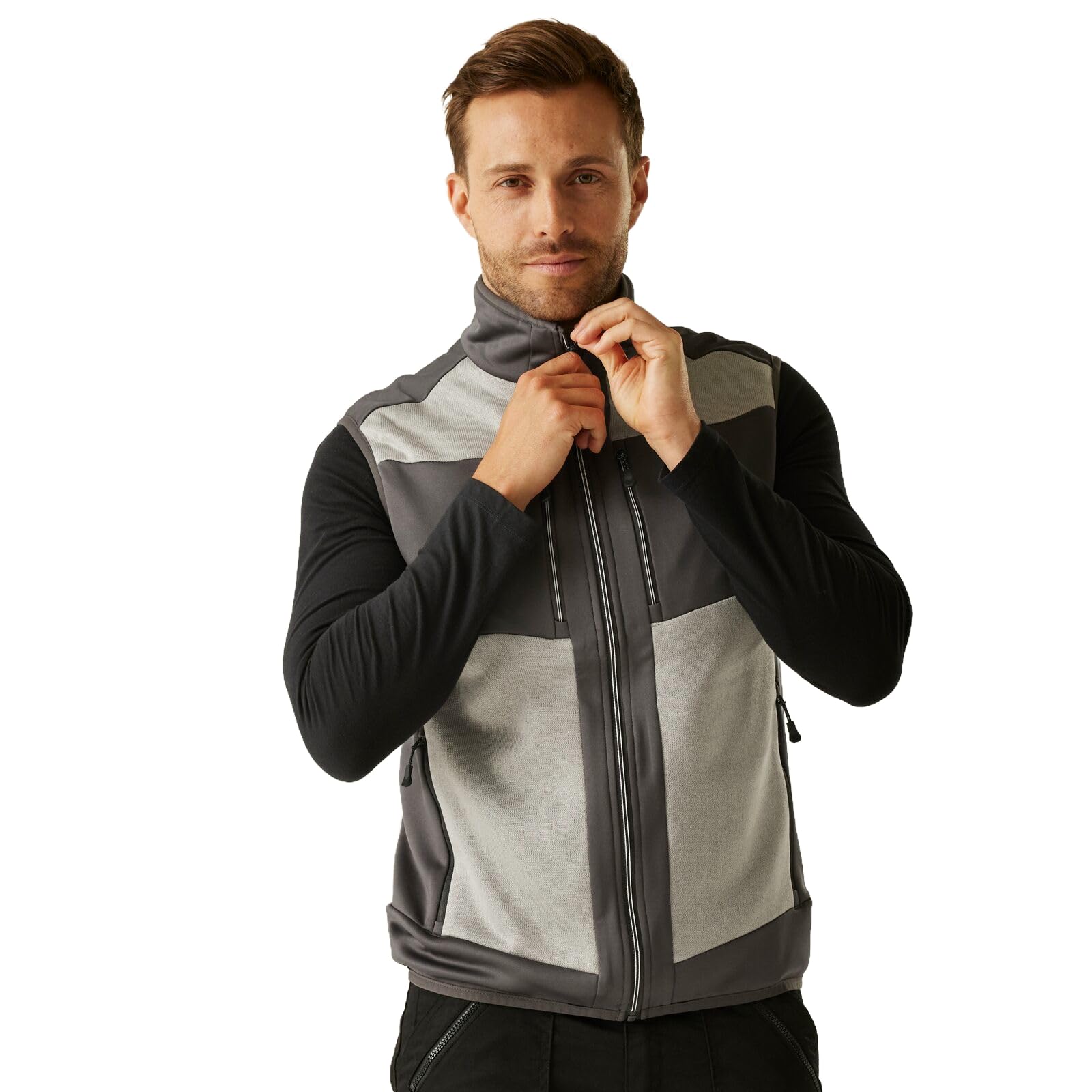 Regatta Professional Men's Grey Regatta E-Volve Stretch Insulated Bodywarmer, 3XL Uk