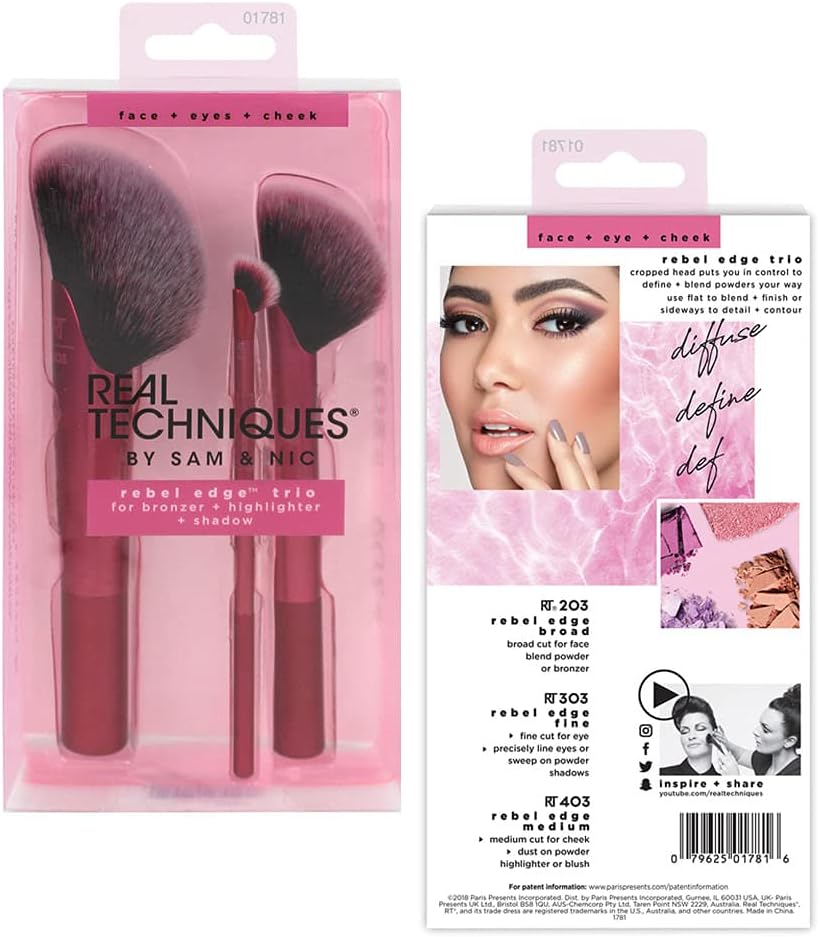 REAL TECHNIQUES Rebel Edge Trio