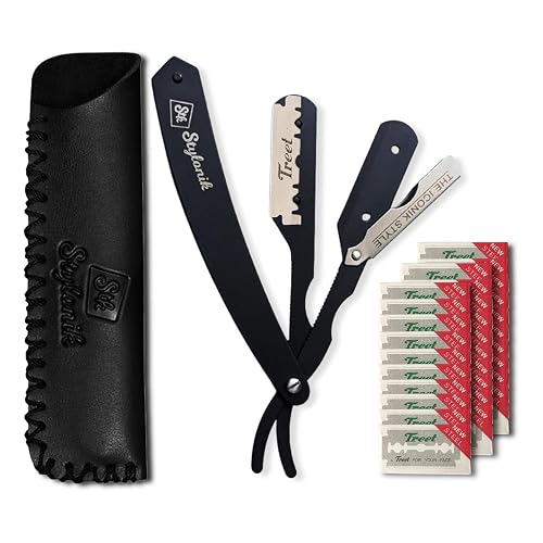 Stylonik Straight Razor for Men, Single Blade Edge