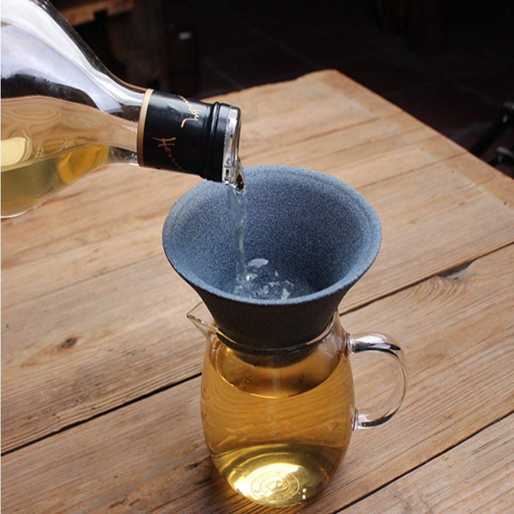 Filtre à thé en céramique réutilisable avec Soucoupe pour Tasse et théière Runde Schüssel