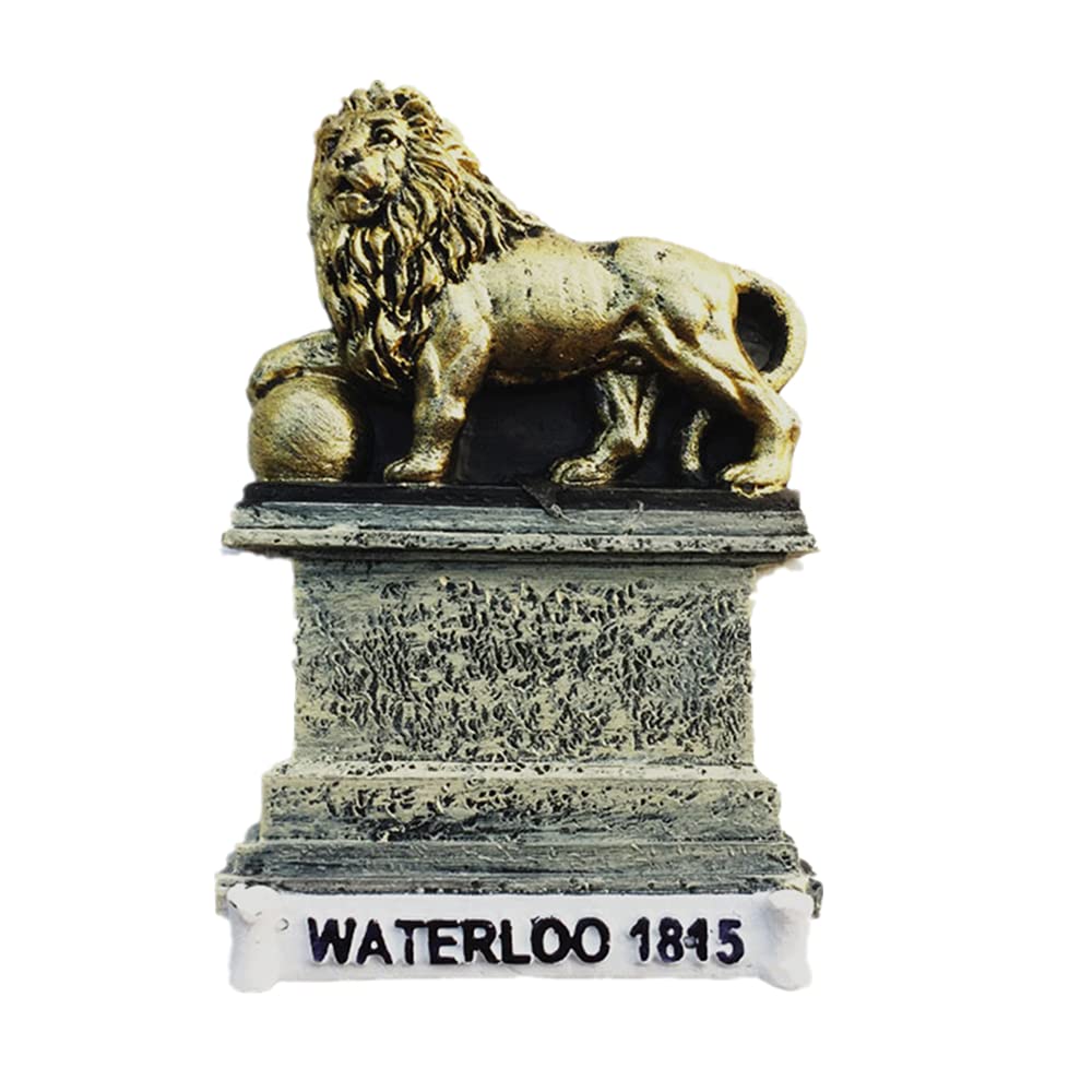 3D Butte du Lion Waterloo Belgium Fridge Magnet Tourist Souvenir Gift Collection