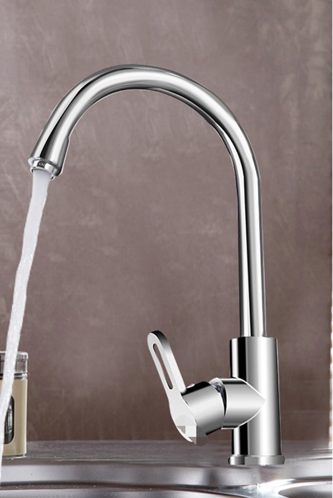 Kitchen wash Basin Basin Stainless Steel Copper Space Aluminum Alloy hot and Cold Water Faucet