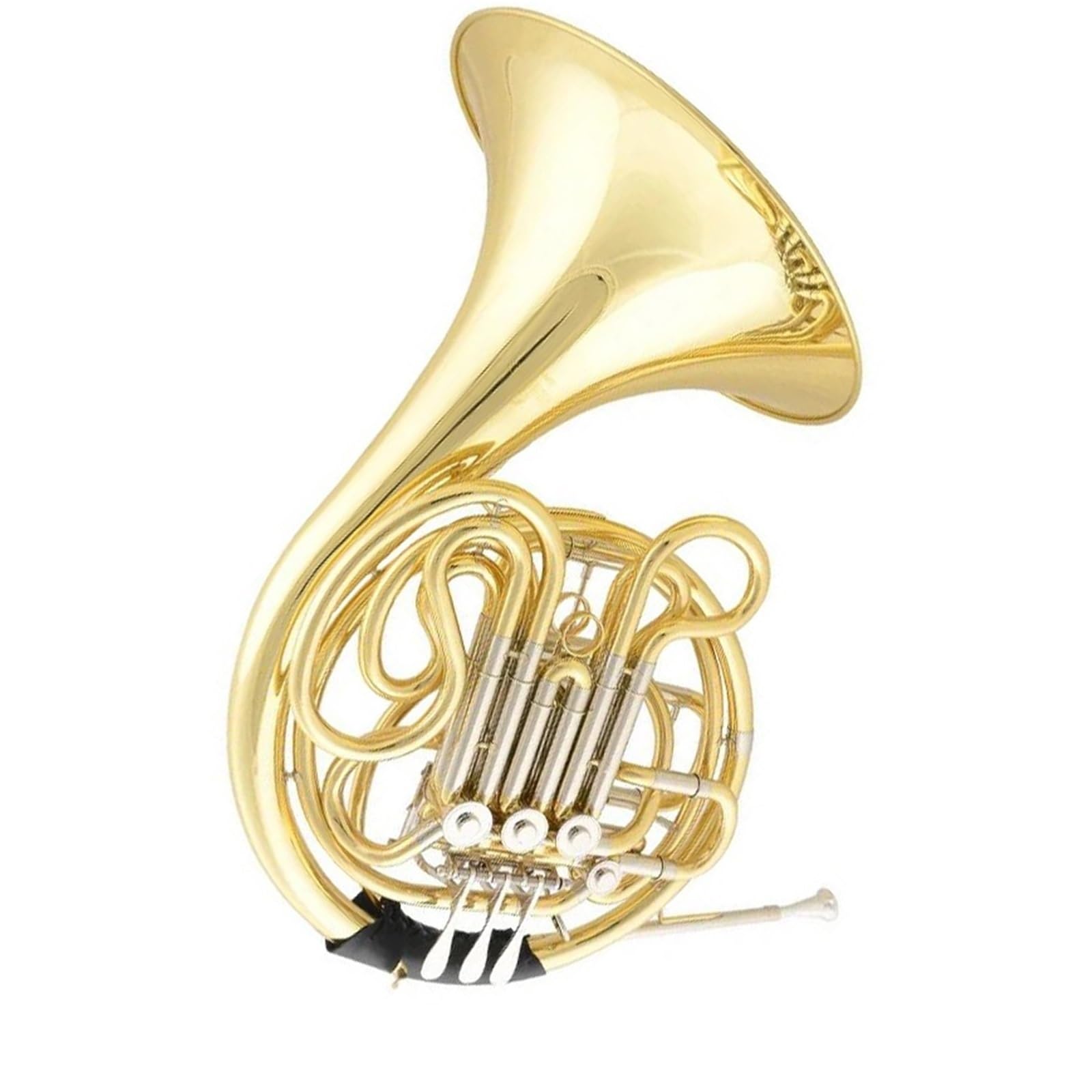 Róg Francuski Instrumenty Muzyczne Profesjonalny Róg Francuski Podwójny 4 Klawisze Strojenie F Strojenie Bb Instrument Muzyczny Z Futerałem
